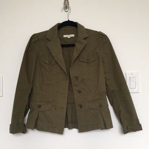 Ann Taylor LOFT | Army Green Utility Jacket